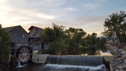 Running through Pigeon Forge on another weekend trip I ran past this quaint old mill at sunrise.